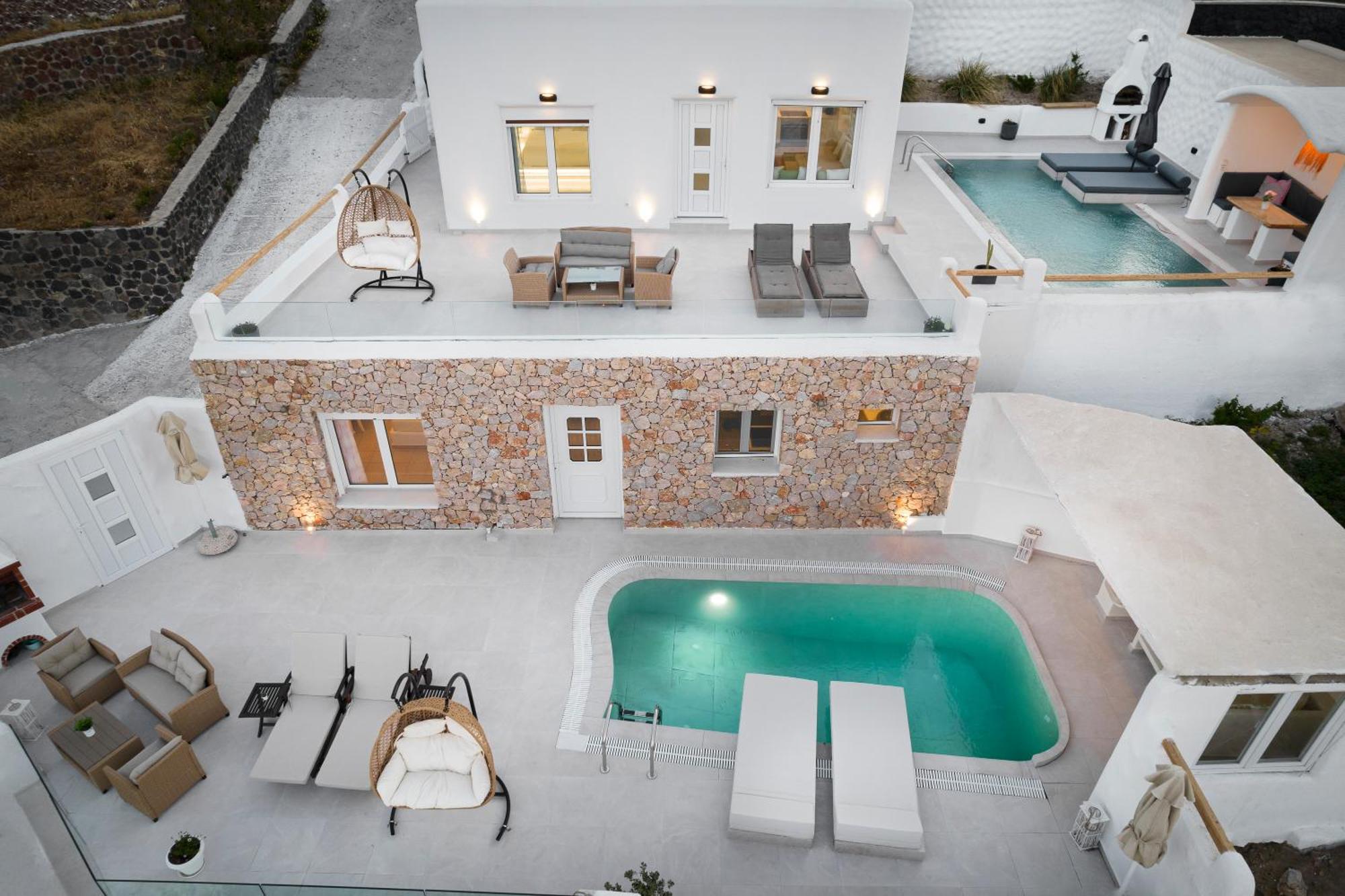 Dream Villa Santorini Vourvoúlos Exteriör bild
