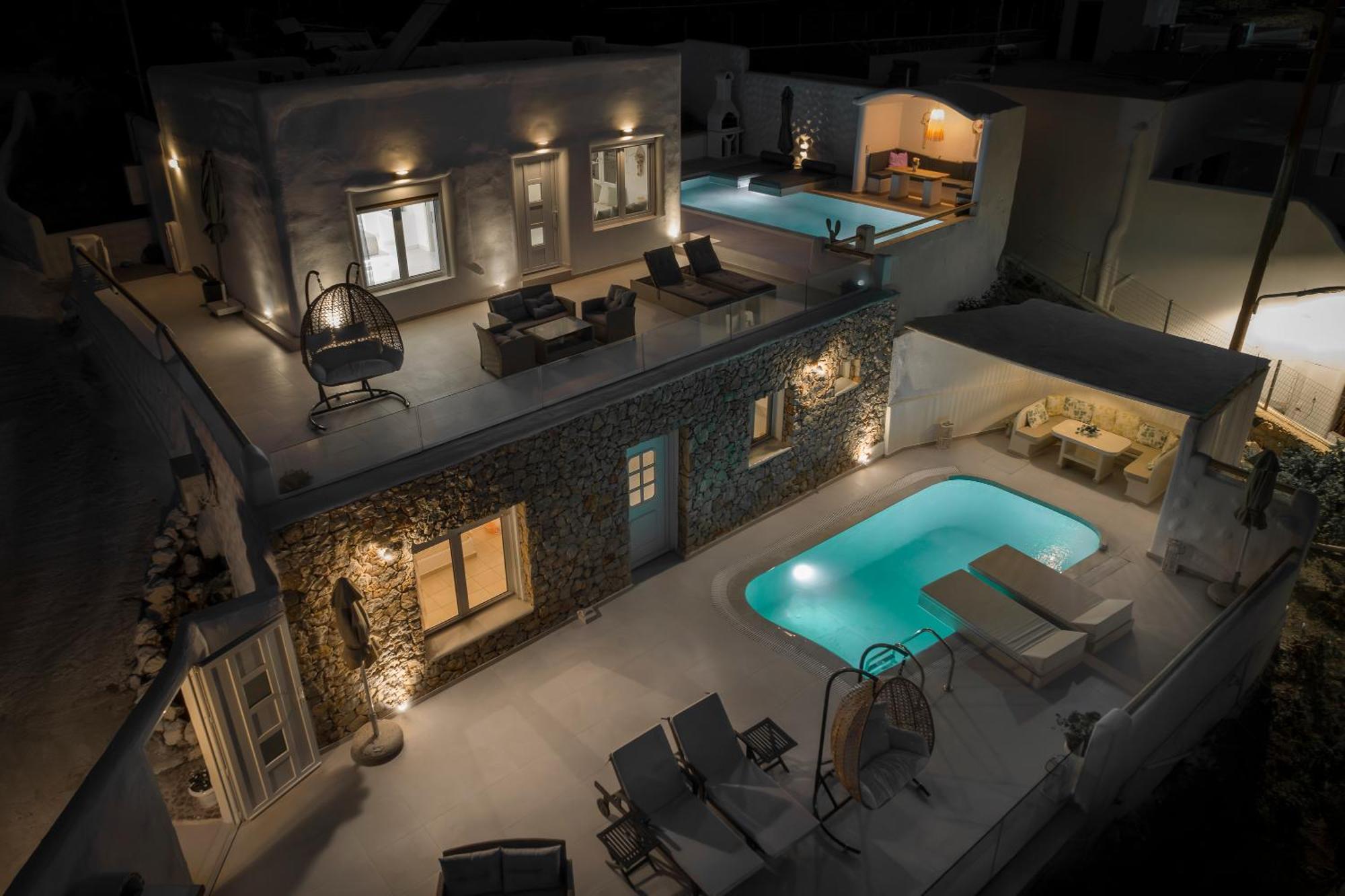 Dream Villa Santorini Vourvoúlos Exteriör bild