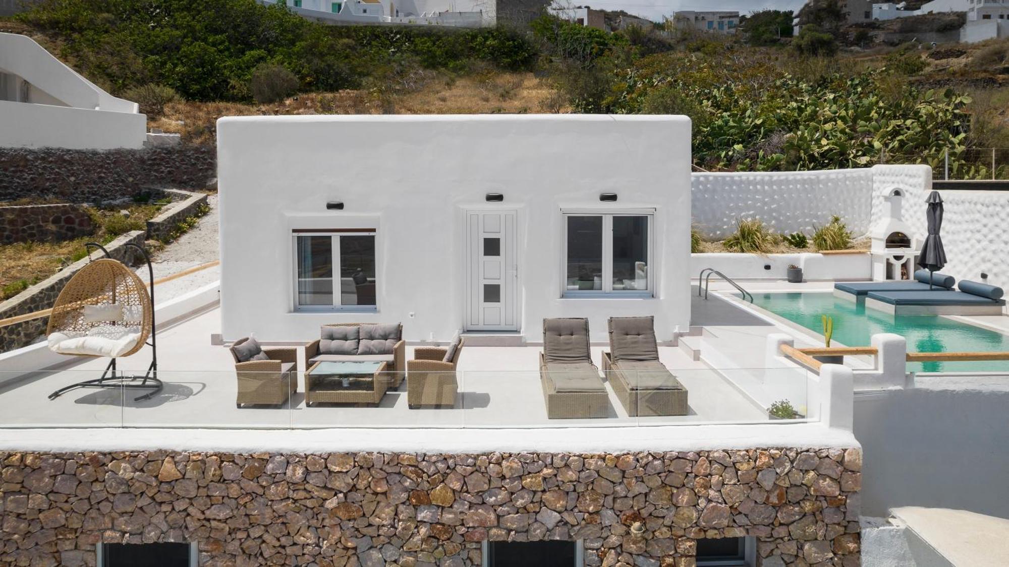 Dream Villa Santorini Vourvoúlos Exteriör bild